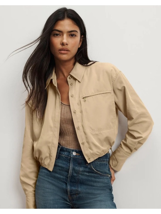 Veronica Beard Jackets & Blazers - Veronica Beard Wilfred bungee button-down shirt